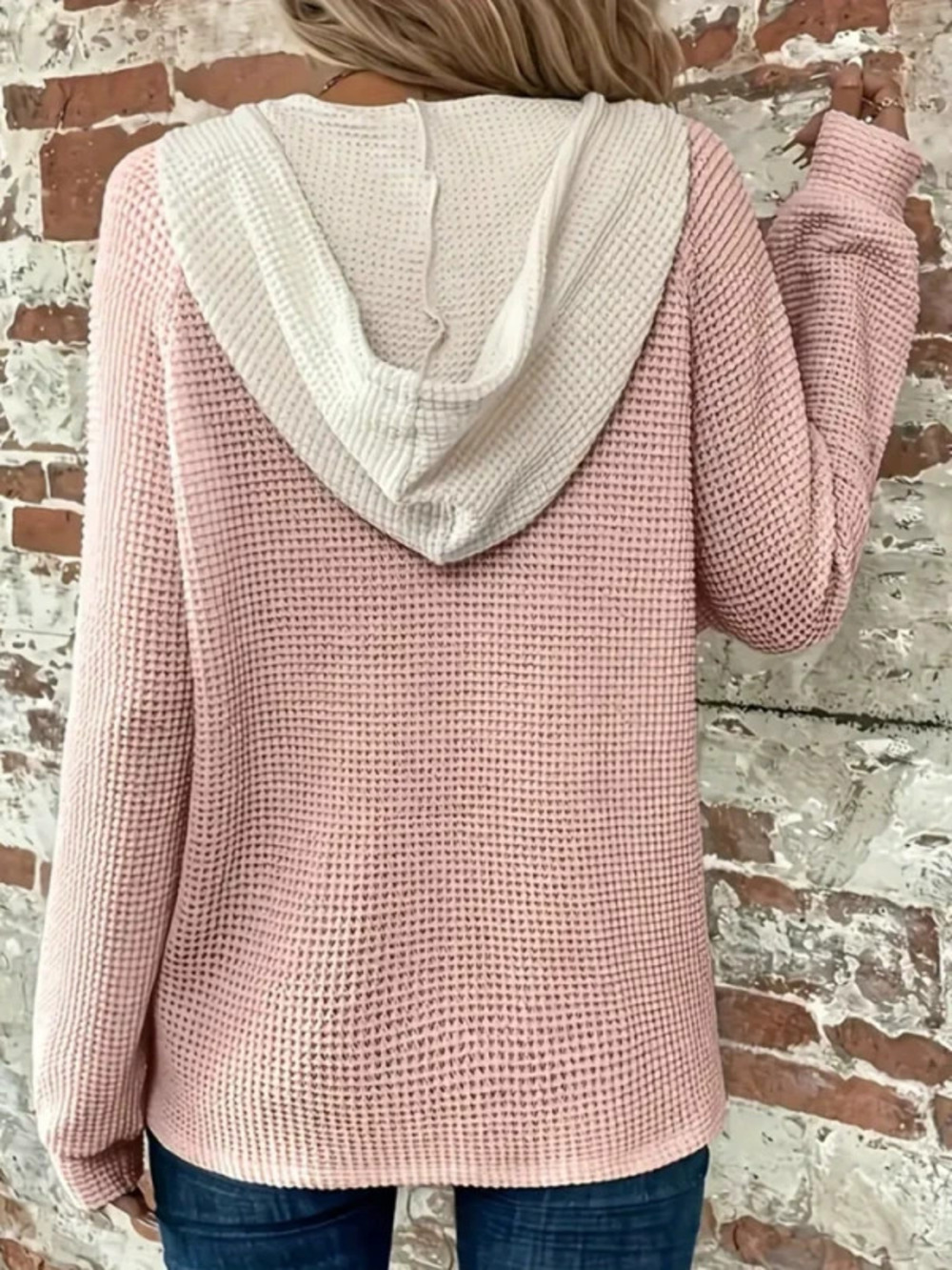 ZARA Fall Fashion Casual Hoodie Button Loose Long Sleeve